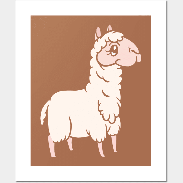 Llama Wall Art by himsucipta